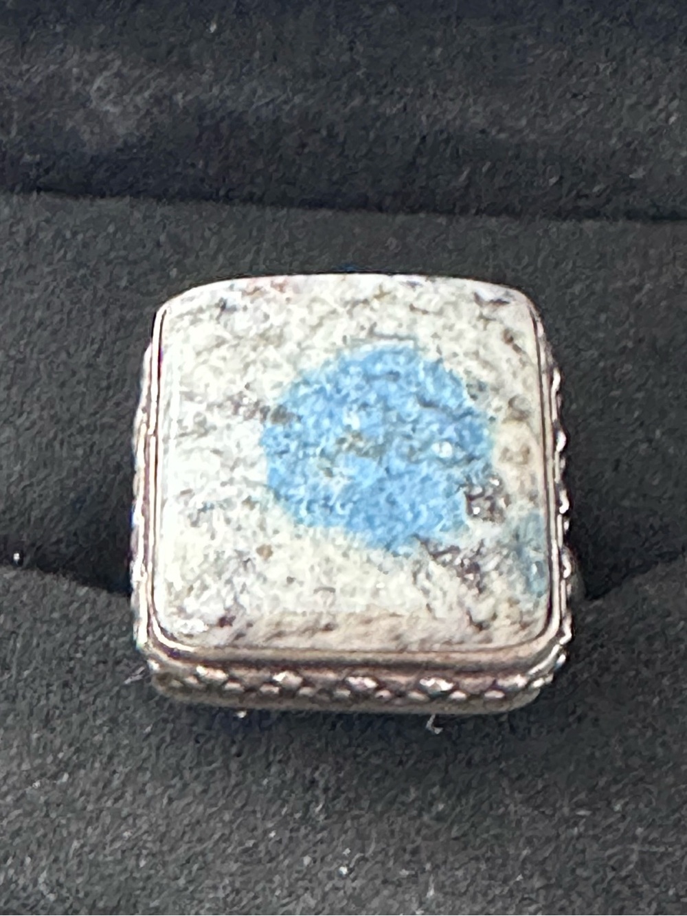 ARTISAN SILVER 925 STONE LARGE STATEMENT RING
